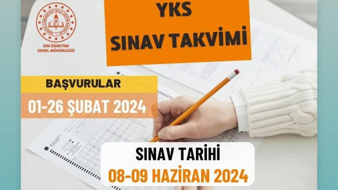 YKS ve MSÜ Sınav takvimleri açıklandı. 